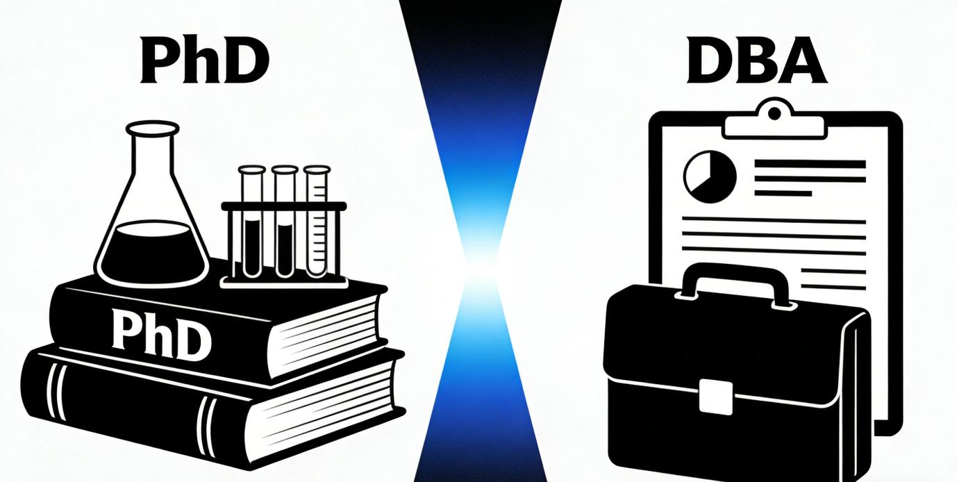 博士 PhD 学位和 DBA 区别解析：在职管理者该如何精准选择？